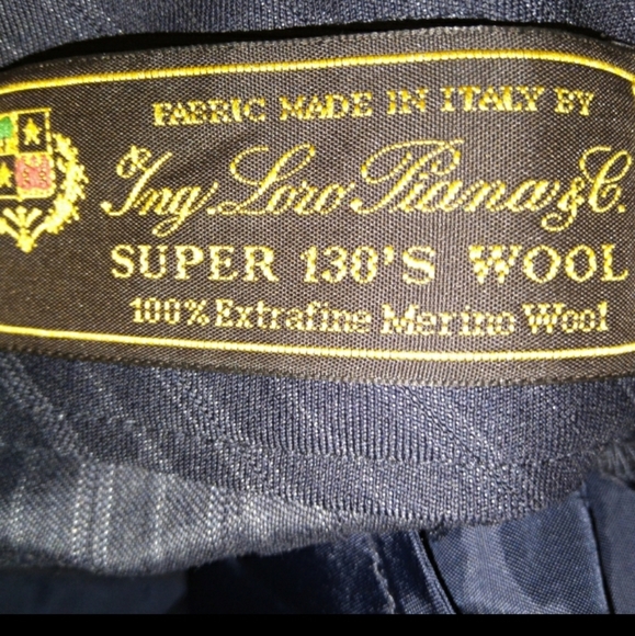 Loro Piana Brooks Brothers Italian Pinstripe Merino Wool Trousers, Size:… - Picture 3 of 11